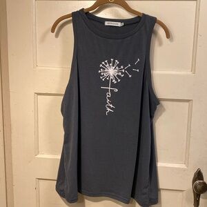 Misslook Faith Sleeveless T-Shirt. Size 2XL